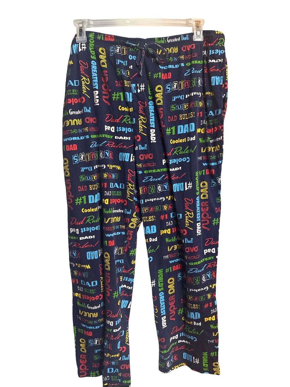 World's Greatest Dad Print Pajama Lounge Pants